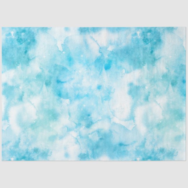 Design der Light Blue Galaxy Serie 4 Seidenpapier (Vorderseite)