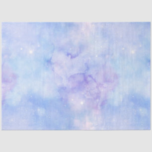 Design der Light Blue Galaxy Serie 6 Seidenpapier