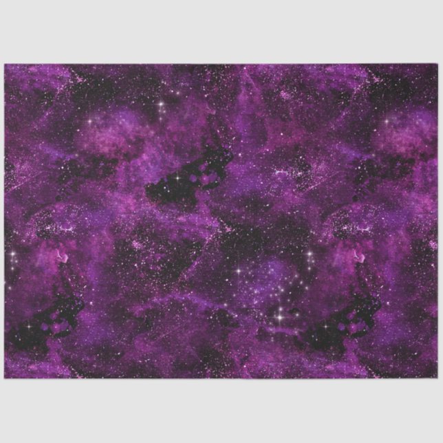 Design der lila Galaxy-Serie 6 Seidenpapier (Vorderseite)