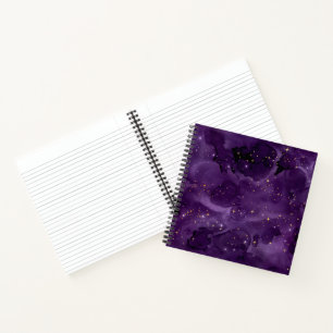 Design der lila Galaxy-Serie 8 Notizbuch