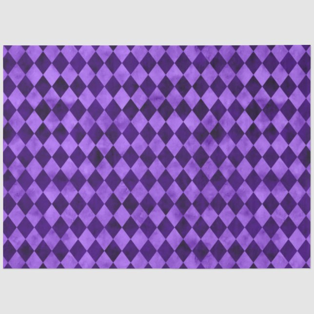 Design der lila Schädel- und Sonnenblumen-Serie 13 Seidenpapier (Vorderseite)
