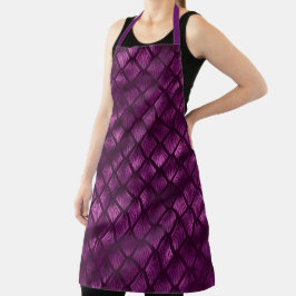 Design der lila und Gold Leopard Serie 20 Schürze