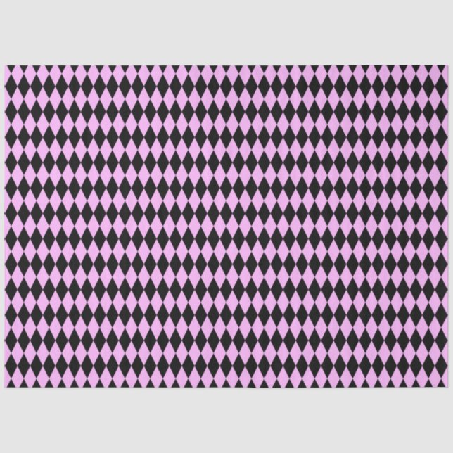 Design der lila und silbernen Blumenserie 4 Seidenpapier (Vorderseite)