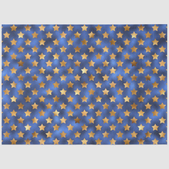 Design der Luxus-Blue- und Gold-Serie 10 Seidenpapier (Vorderseite)
