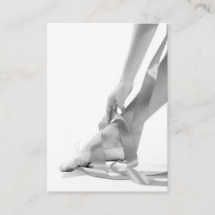 Design der Luxus Foto Ballet School Visitenkarte