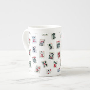 Design der MahJongg-Fliesen Prozellantasse