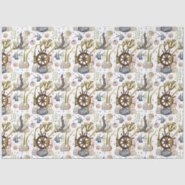 Design der maritimen Life-Serie 11 Gewebepapier Seidenpapier