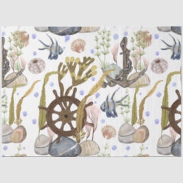 Design der maritimen Life-Serie 24 Gewebepapier Seidenpapier