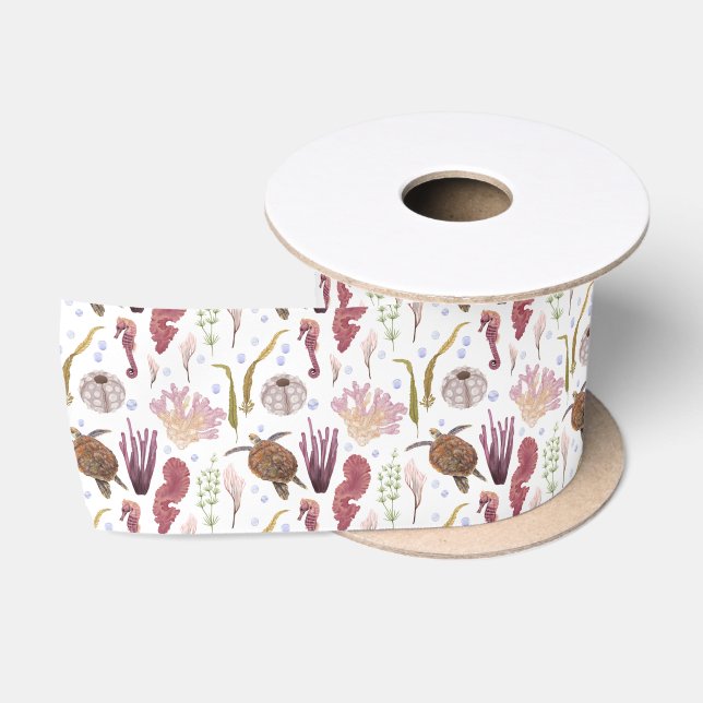 Design der maritimen Life-Serie 29 Satinband (Spule)