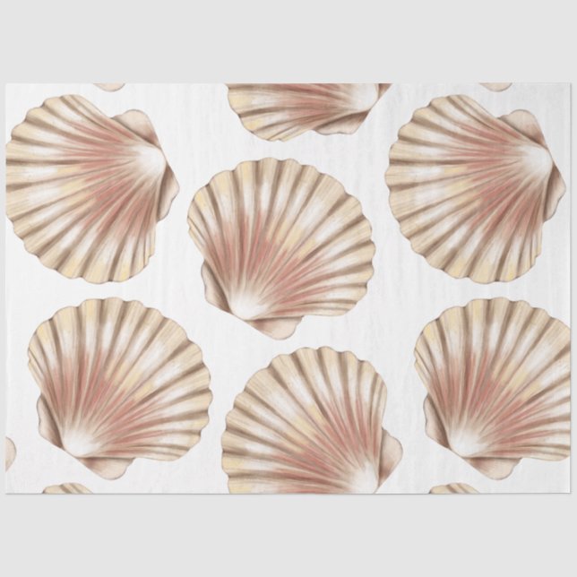 Design der maritimen Life-Serie 36 Gewebepapier Seidenpapier (Vorderseite)