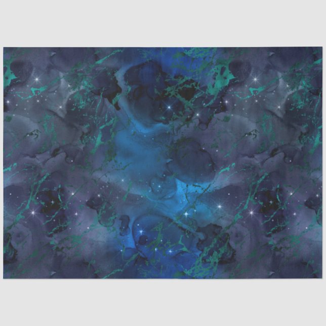 Design der Marmorgalaxie-Serie 11 Seidenpapier (Vorderseite)