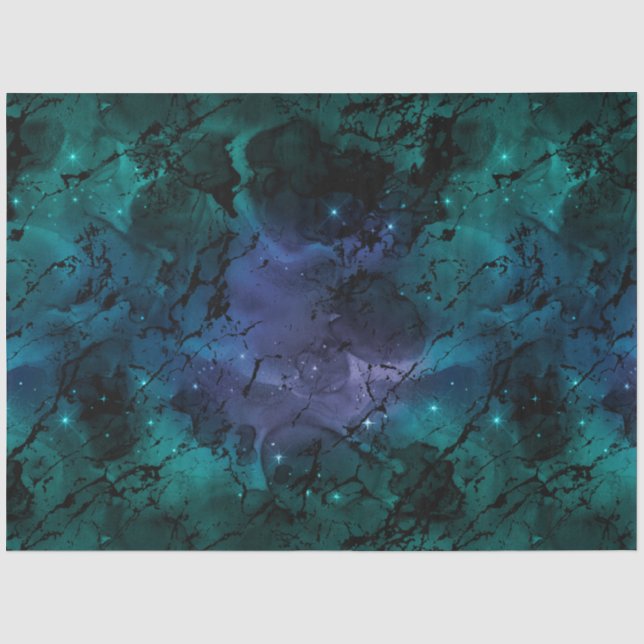 Design der Marmorgalaxie-Serie 16 Seidenpapier (Vorderseite)