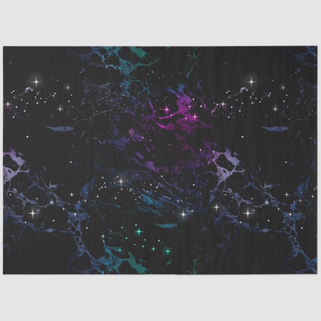 Design der Marmorgalaxie-Serie 3 Seidenpapier (Vorderseite)