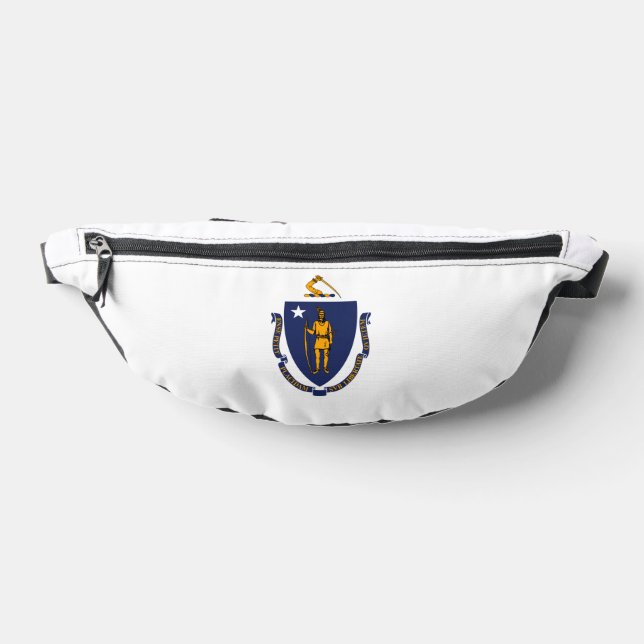 Design der Massachusetts-Staatsflagge Bauchtasche (Ablage )
