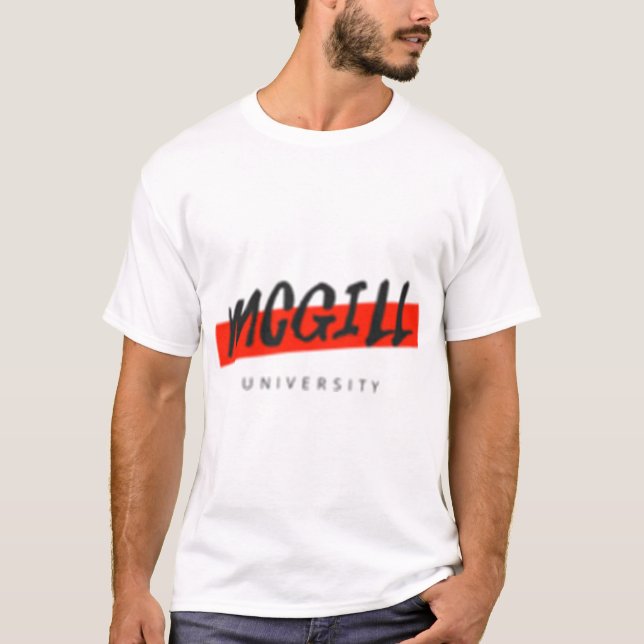 Design der McGill-Universität 12 T-Shirt (Vorderseite)