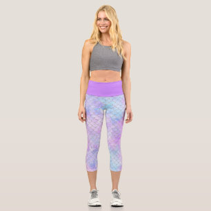 Design der Meerjungfrau-Galaxie-Serie 1 Capri Leggings
