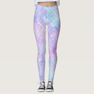 Design der Meerjungfrau-Galaxie-Serie 1 Leggings