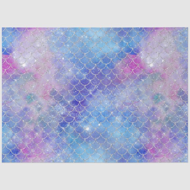Design der Meerjungfrau-Galaxie-Serie 5 Seidenpapier (Vorderseite)