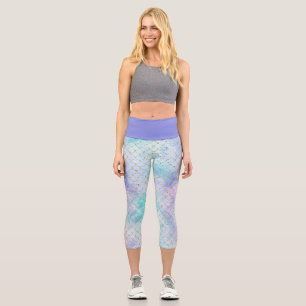 Design der Meerjungfrau-Galaxie-Serie 7 Capri Leggings