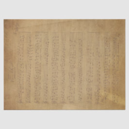 Design der Musik- und Rose 10 Seidenpapier