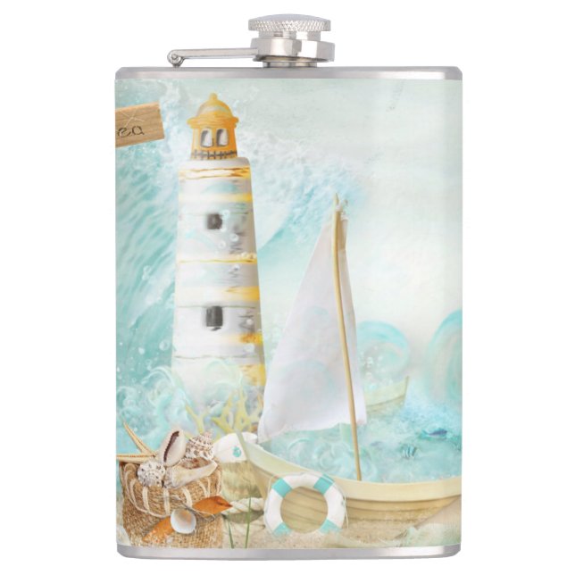 Design der Nautical Series 11 Flachmann (Vorderseite)