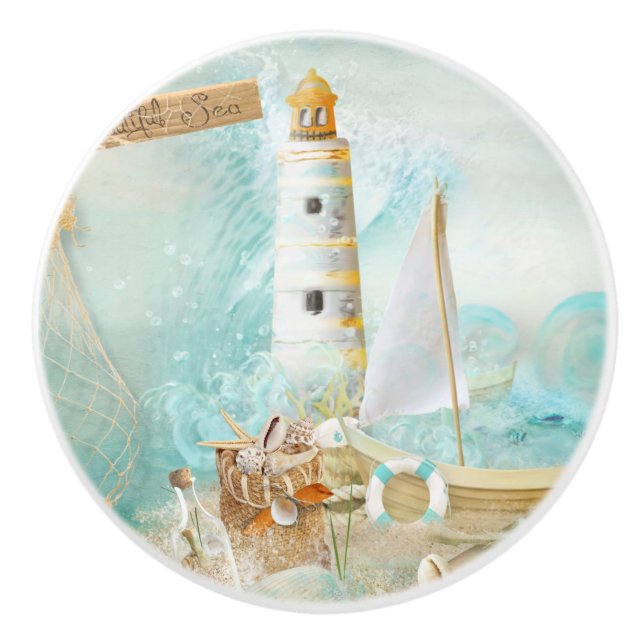 Design der Nautical Series 11 Keramikknauf (Vorderseite)