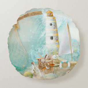 Design der Nautical Series 11 Rundes Kissen