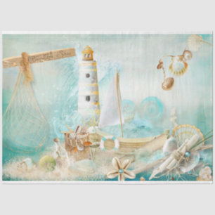 Design der Nautical Series 11 Seidenpapier
