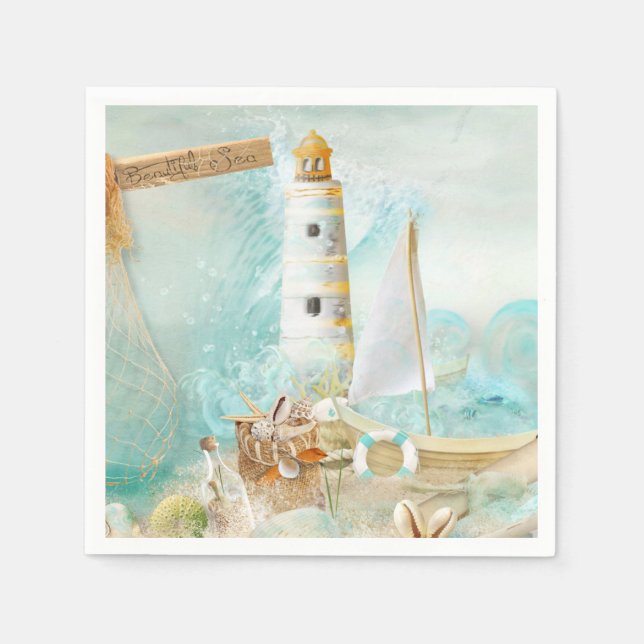 Design der Nautical Series 11 Serviette (Vorderseite)