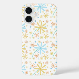Design der niedlichen Blume iPhone 16 Hülle