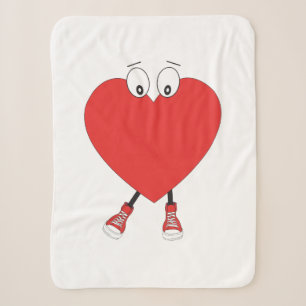Design der Niedlichen Liebe in der Herzform Sherpadecke