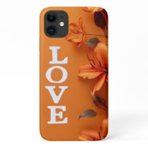 Design der orangen LIEBE
