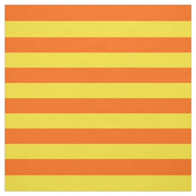 Design der orangen und gelben Streifen Stoff (Muster)