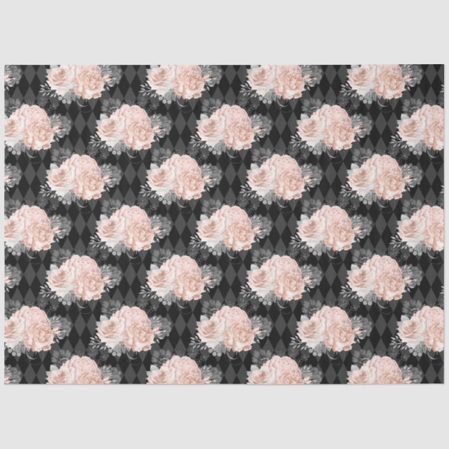 Design der Peach- und Silver-Serie 12 Seidenpapier (Vorderseite)