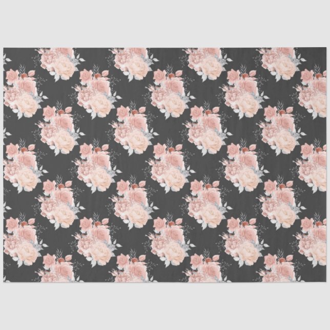 Design der Peach- und Silver-Serie 9 Seidenpapier (Vorderseite)