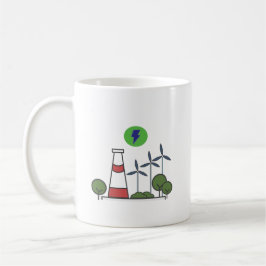 Design der Pflanze für nukleare Power Kaffeetasse