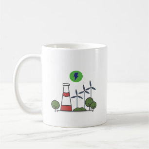 Design der Pflanze für nukleare Power Kaffeetasse