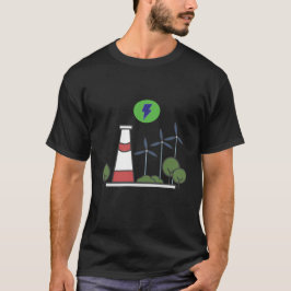 Design der Pflanze für nukleare Power T-Shirt