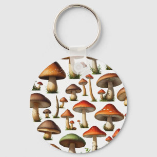 Design der Pilzkollektion Schlüsselanhänger