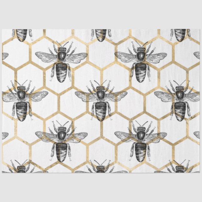 Design der Princess Bee Series 40 Seidenpapier (Vorderseite)