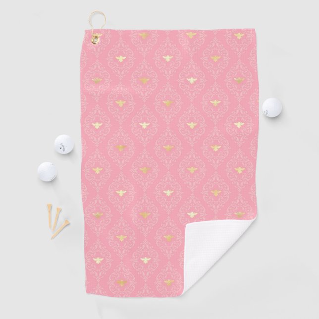 Design der Princess-Bienenreihe #3 Golfhandtuch (Insitu)