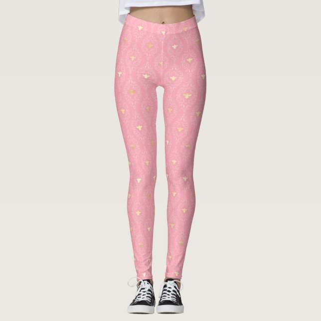 Design der Princess-Bienenreihe #3 Leggings (Vorderseite)