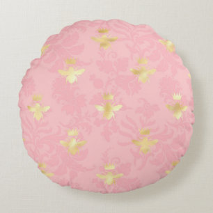 Design der Princess-Bienenreihe #4 Rundes Kissen
