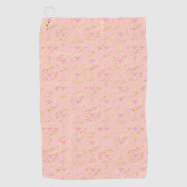 Design der Princess-Bienenreihe #5 Golfhandtuch (Vorderseite)