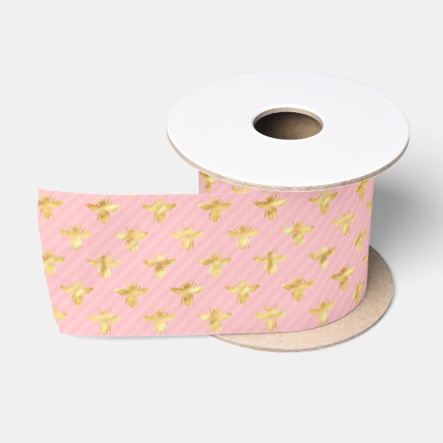 Design der Princess-Bienenreihe #7 Satinband (Spule)