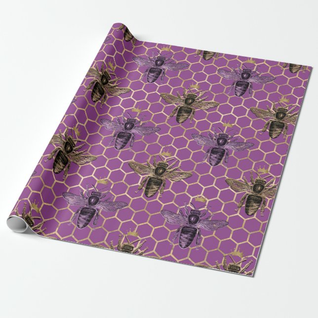 Design der Queen Bee Series 5 Geschenkpapier (Ungerollt)