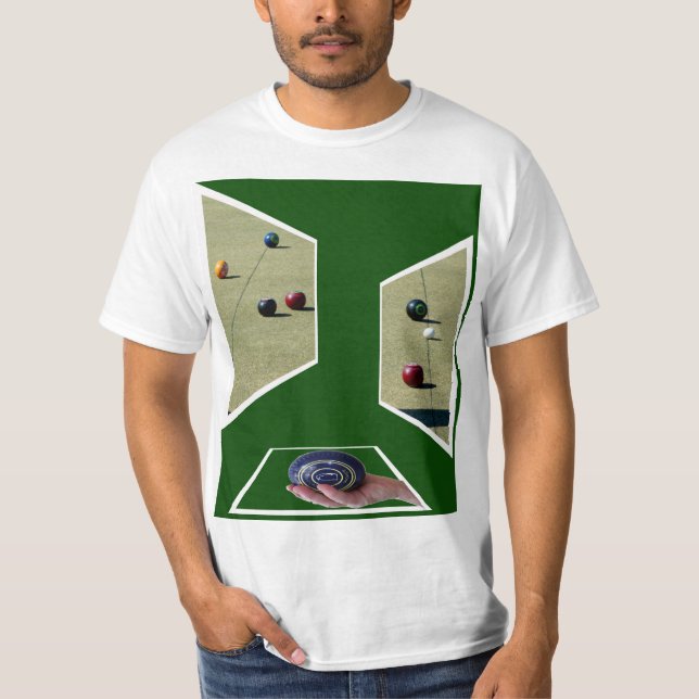 Design der Rasenbowls, T-Shirt (Vorderseite)