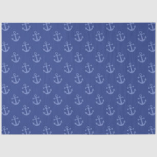 Design der Red and Navy Nautical Series 12 Seidenpapier