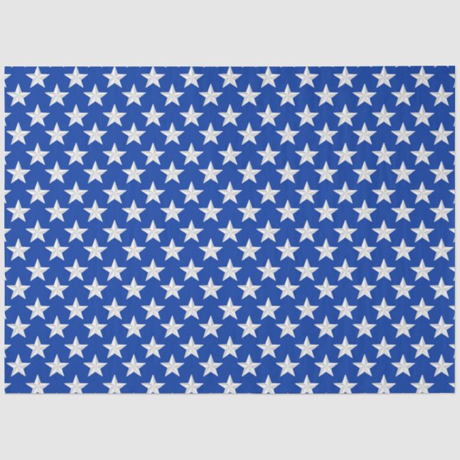Design der Red White and Blue Serie 13 Seidenpapier (Vorderseite)
