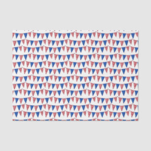 Design der Red White und Blue Series 2 Seidenpapier